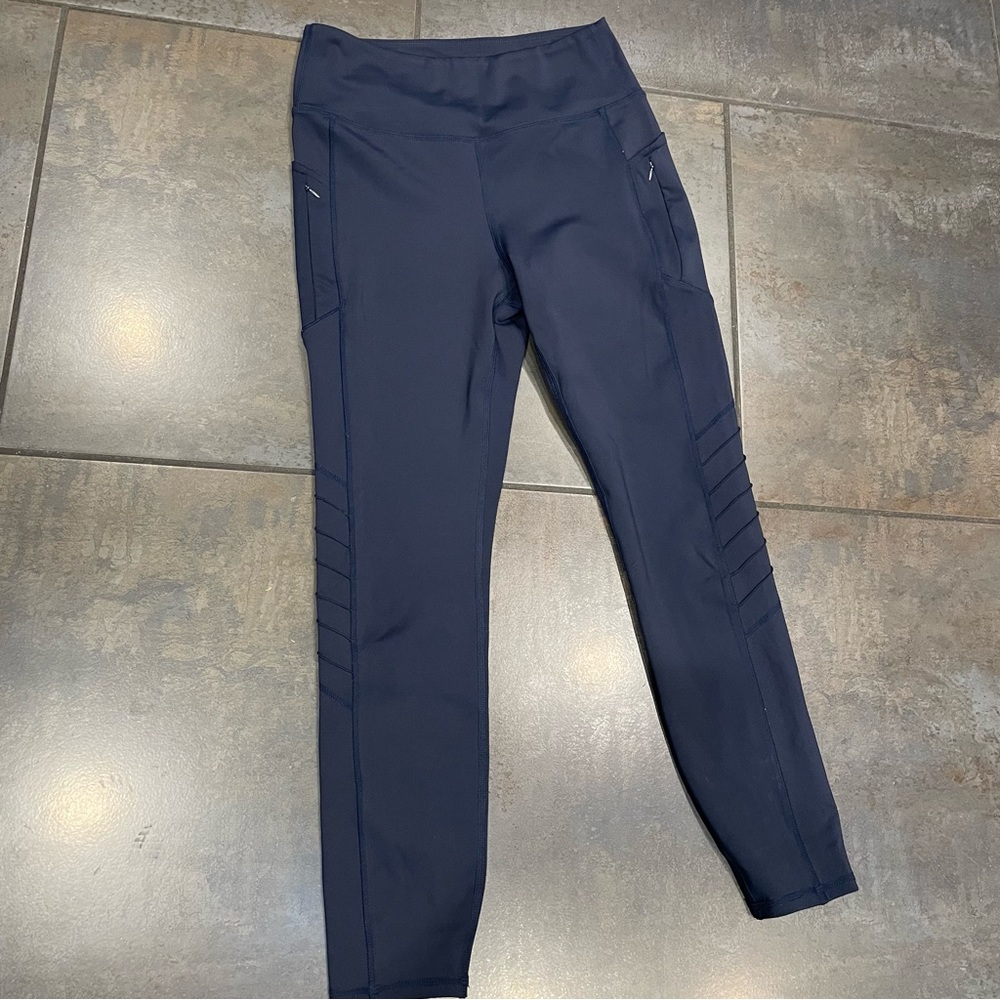 Move Theory Navy Blue Leggings